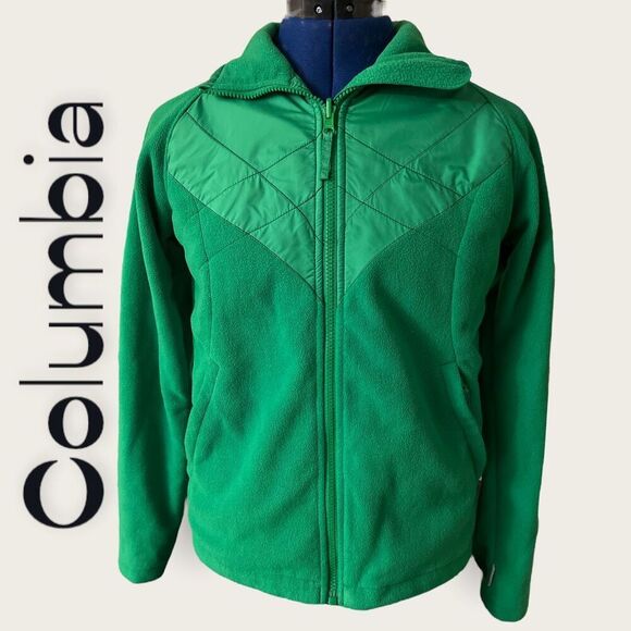 Columbia Size Girls Large 14/16 Full Zip Fleece - Picture 1 of 12